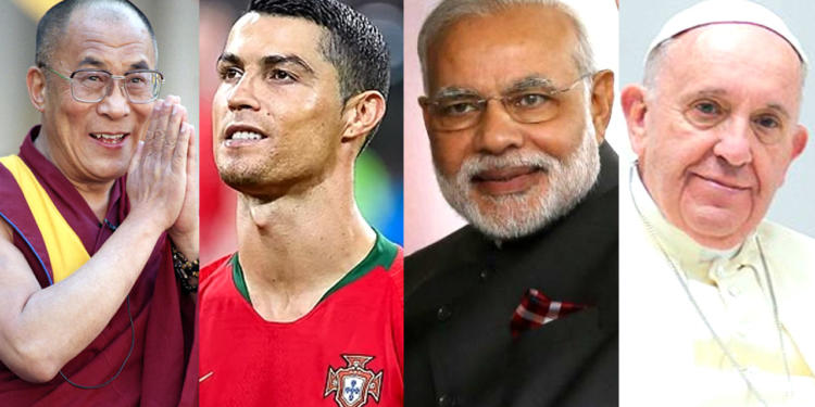 PM Narendra Modi ranked the sixth most admired person on the planet ahead of Pope Francis, Donald Trump