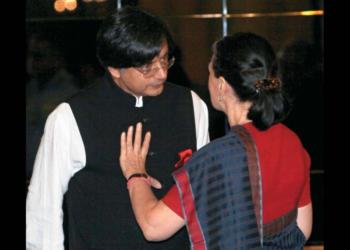 Within a week, Shashi Tharoor has crossed the top leadership of Congress twice