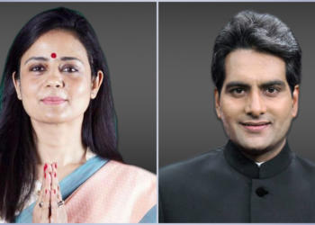 mahua moitra, sudhir chaudhary