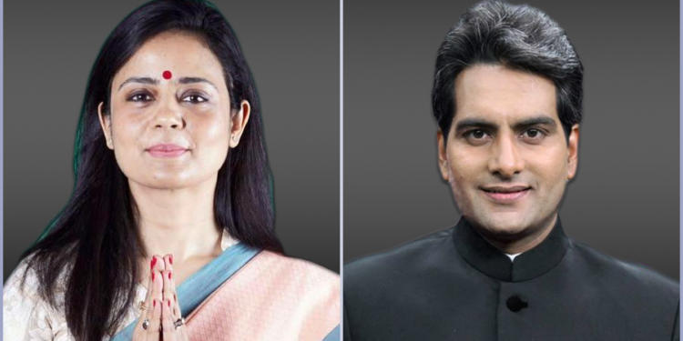 mahua moitra, sudhir chaudhary