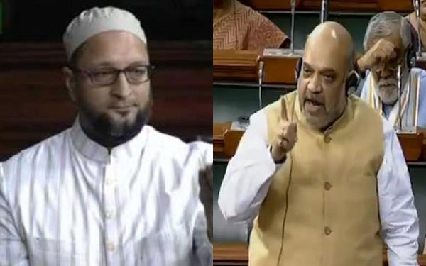 Amit Shah, Owaisi
