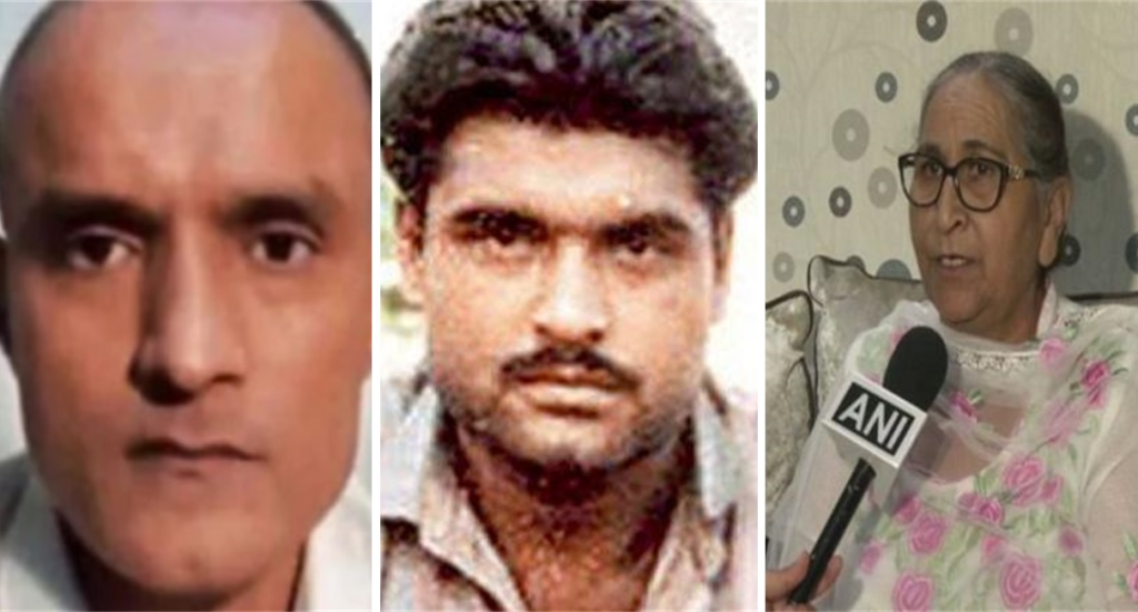 Sarabjit Singh, Kulbhushan Jadhav