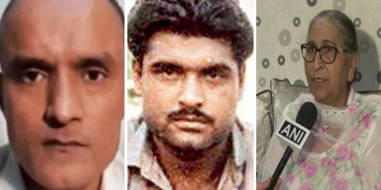 Sarabjit Singh, Kulbhushan Jadhav