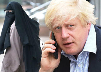 burqa, boris johnson