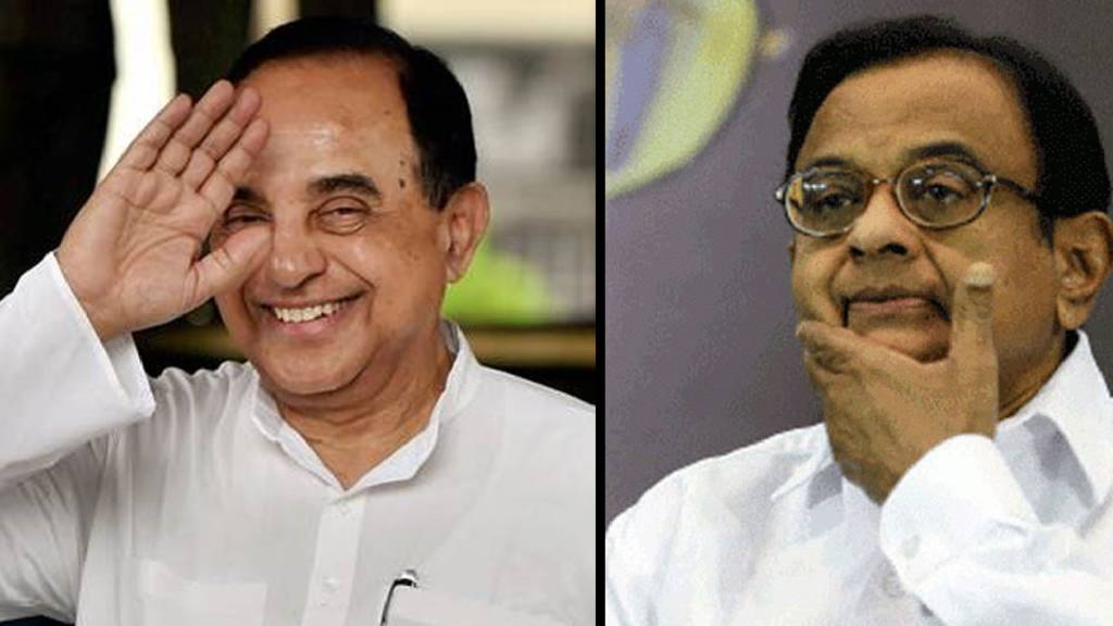 subramanian swamy, p chidambaram