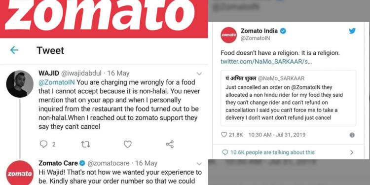 zomato, food religion