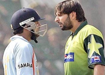 Shahid Afridi was crying about aggression in Kashmir. Gambhir walked down the pitch and hit him out of the park