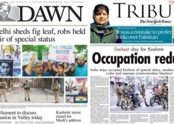pakistani media, article 370