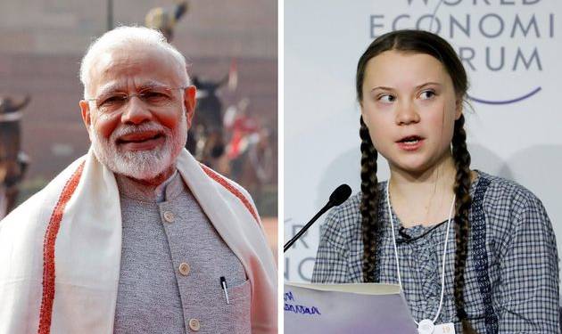 greta thunberg modi