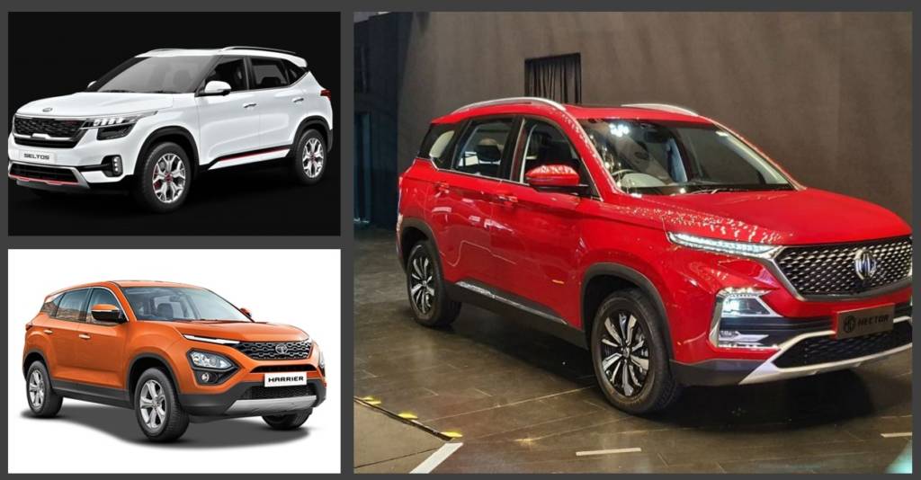 Cars, automobile industry, Kia Seltos, MG Hector, Tata Harrier