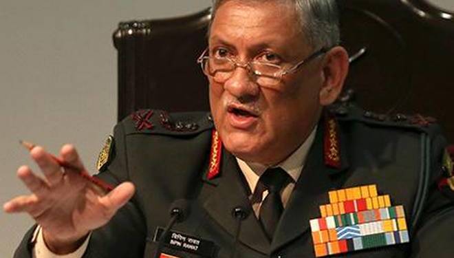 Bipin Rawat, Pakistan, LoC