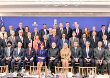 Modi, investors, executives