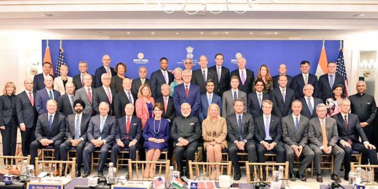 Modi, investors, executives