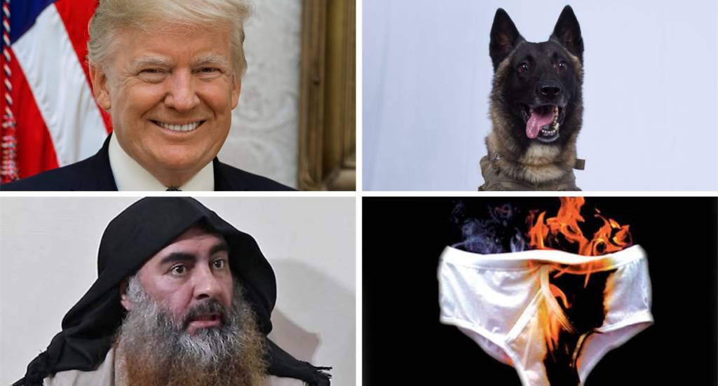 Donald trump, baghdadi, isis, dog