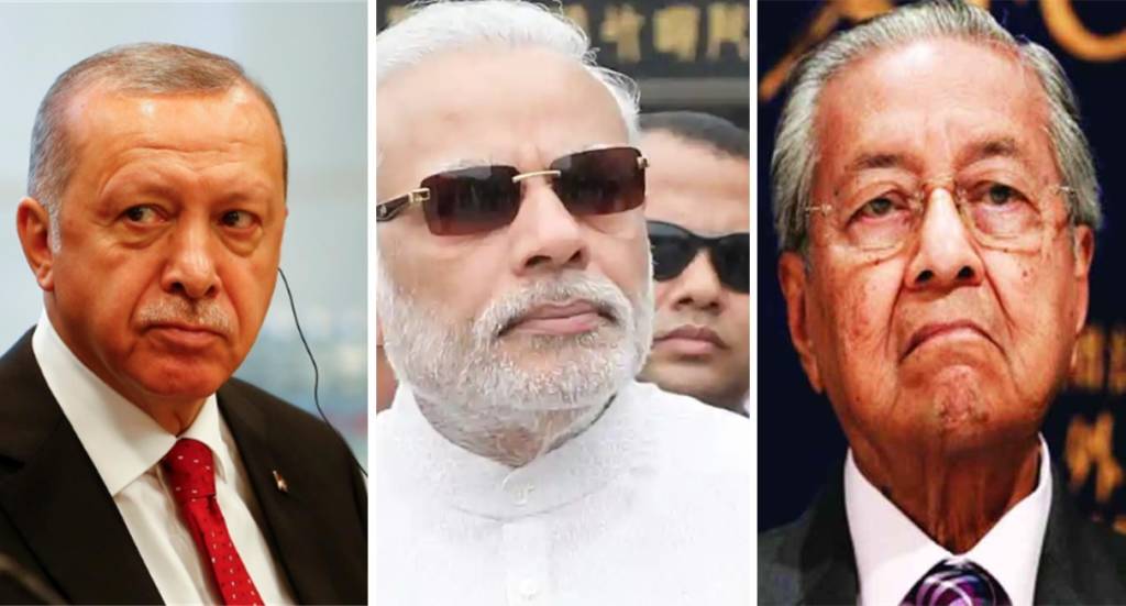 India, Turkey, Malaysia