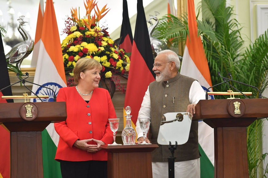 Germany, Merkel, Modi, India