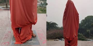 JNU, wami Vivekananda Statue, Vivekananda