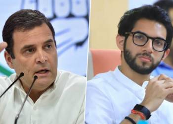 aditya thackeray, rahul gandhi, shiv sena