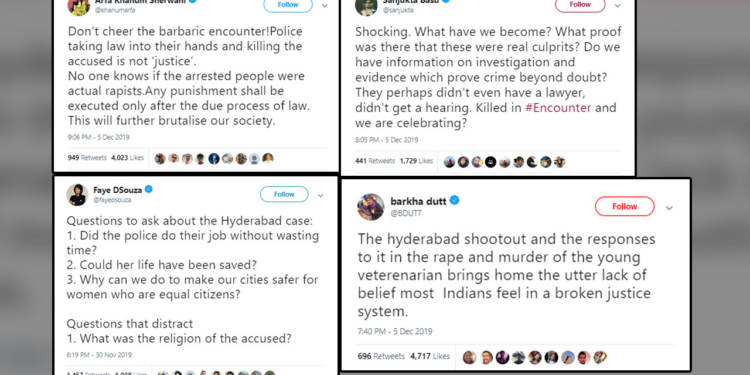 Life liberals, Hyderabad Encounter