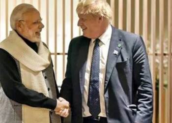 Boris Johnson, India