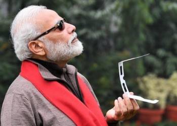 Modi, sunglasses