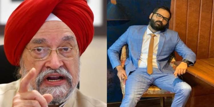hardeep singh puri, kunal kamra