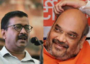 Kejriwal Amit Shah