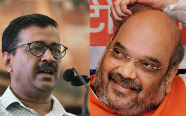 Kejriwal Amit Shah