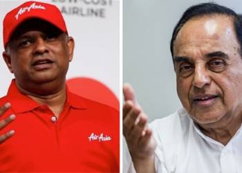air asia, subramanian swamy, airasia