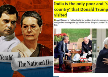 Congress’ mouthpiece National Herald says India is a Sh*thole and a poor country