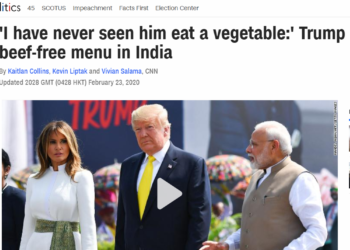 “Trump defamed Americans”, Anti-Trump media’s coverage of POTUS’ India visit is puke inducing