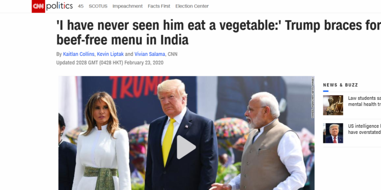 “Trump defamed Americans”, Anti-Trump media’s coverage of POTUS’ India visit is puke inducing