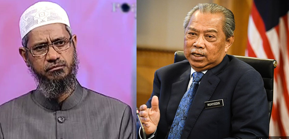 Zakir naik, Mahathir, Muhyiddin yassin