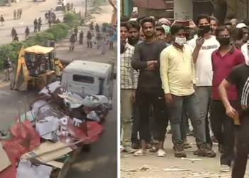 Shameless protesters gather in huge numbers to confront the police as Shaheen Bagh finally gets the JCB treatment