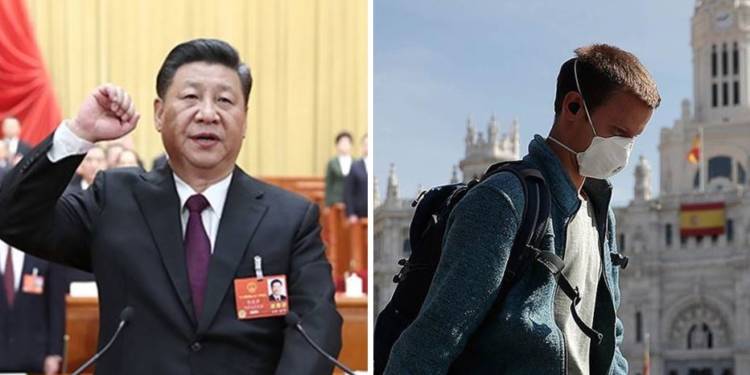 Wuhan virus, Xi jinping, USA, China, chinese virus, coronavirus, Spain, Madrid, testing kits