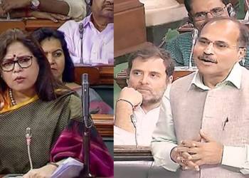 ‘Grandfather of person sitting behind you…’ Meenakshi Lekhi leaves Adhir Ranjan red-faced as he tries to attack RSS