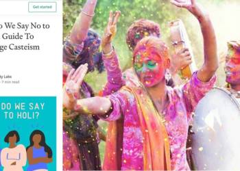‘Holi is rape culture,’ vicious Anti-Hindu propaganda machinery is working overtime to paint Holi as a criminal festival