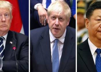 Donald trump, Boris Johnson, xi jinping, china, usa, UK, United Kingdom, US,