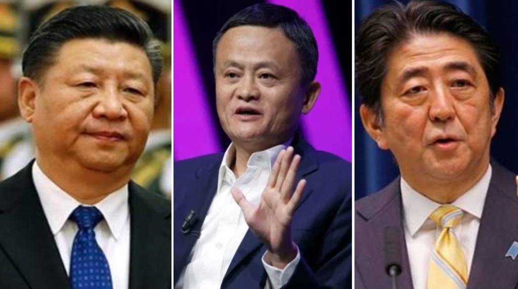 Xi jinping, china, Alibaba, Jack Ma, Shinzo Abe, Japan, SoftBank