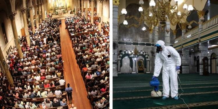 Coronavirus, mosques, churches, Europe, Middle-east,COVID-19,
