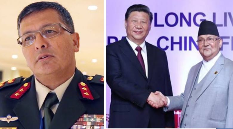 general thapa, Army Chief, naravne, Nepal, KP Sharma Oli, Xi Jinping China,