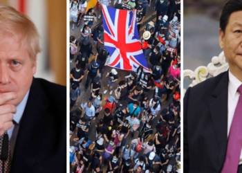 China, UK, United kingdom, hong kong, xi jinping, Boris johnson,