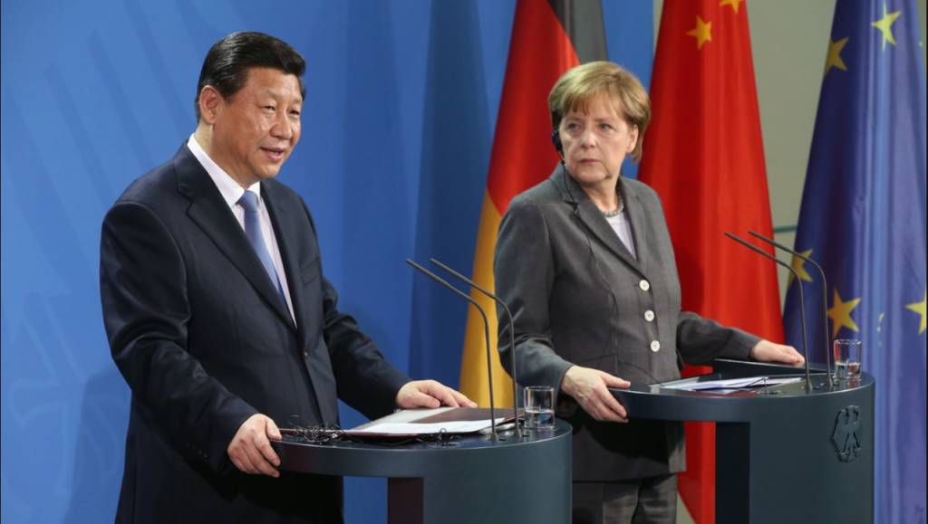 merkel xi jinping china