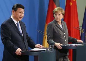 merkel xi jinping china