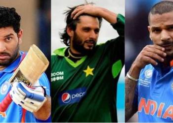 shahid afridi dhawan yuvraj harbhajan india