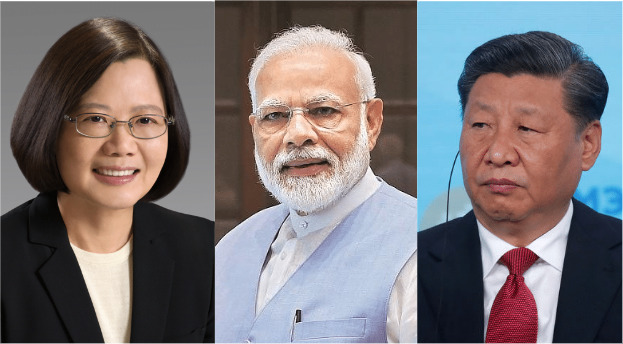 India, China, Taiwan