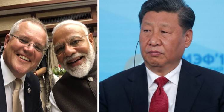 Remove term: Australia AustraliaRemove term: China ChinaRemove term: India IndiaRemove term: Made in China Boycott Made in China Boycott, Modi, xi Jinping, Scott Morrison, ScoMo