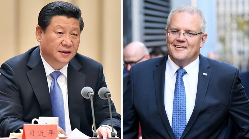 Xi Jinping, china, Scott Morrison, Australia, iron ore