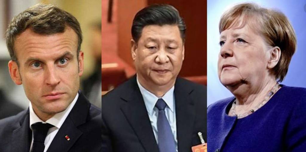 France, Huawei, Germany, US, UK, GCHQ, Macron, Xi Jinping, Merkel