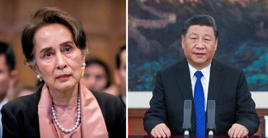 Myanmar, Aung San Suu Kyi, Xi Jinping, China, Arakan Army